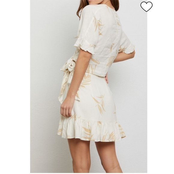 Rails NWT Etienne Printed Mini Wrap Skirt Linen Blend Size Medium - Picture 2 of 12